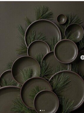 RARE East Fork "In the Pines" Retired Glaze Breakfast Bowls - original quality